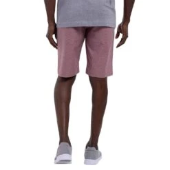 TravisMathew Sand Harbor Shorts 24 TravisMathew Sand Harbor Shorts -Callaway Golf Shop travismathew sand harbor shorts heather garnet rose back itempicture
