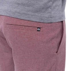 TravisMathew Sand Harbor Shorts 23 TravisMathew Sand Harbor Shorts -Callaway Golf Shop travismathew sand harbor shorts heather garnet rose logo itempicture