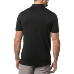 TravisMathew The Heater Polo -Callaway Golf Shop travismathew the heater polo black back itempicture