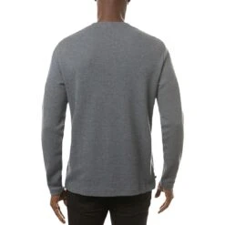 TravisMathew Cloud Waffle Crew -Callaway Golf Shop travismathew waffle cloud crew vintage indigo back itempicture