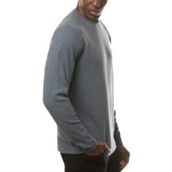 TravisMathew Cloud Waffle Crew -Callaway Golf Shop travismathew waffle cloud crew vintage indigo side itempicture