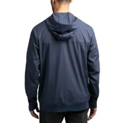 TravisMathew Wanderlust Full Zip Hoodie -Callaway Golf Shop travismathew wanderlust full zip hoodie mood indigo back itempicture
